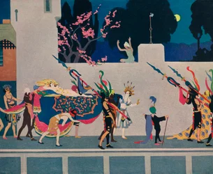 Almas vê a princesa, c1919, c1932