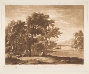 Paisagem com figuras, 1774.