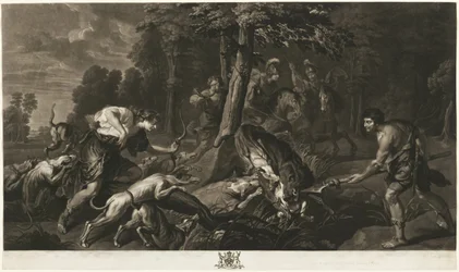 The Calydonian Boar Hunt, da Galeria Houghton