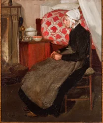 Velha holandesa (óleo sobre tela