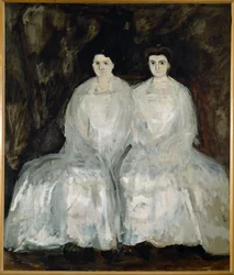 Die Schwestern (óleo sobre tela)