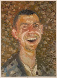 Richard Gerstl, autorretrato (óleo sobre tela)