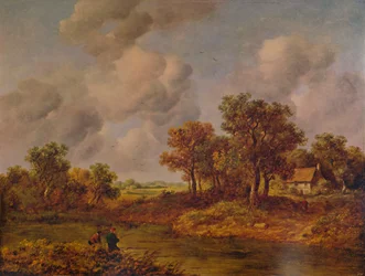 Perto de Henley-on-Thames, século 19, 1935
