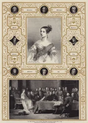 O Primeiro Conselho de Sua Majestade a Rainha, Palácio de Kensington, 20 de junho de 1837
