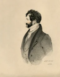 O honorável Lincoln Stanhope, 1836.