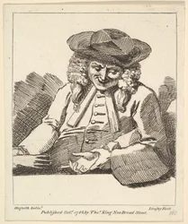 Um pastor que une as mãos de duas pessoas, outubro de 1788.
