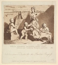 Meninos espiando na natureza, 1782.