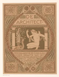Design da capa para: De Architect, 1911