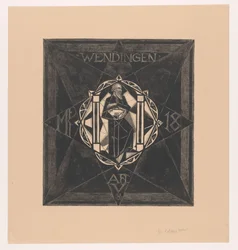 Desenho da capa para: Twists, 1918