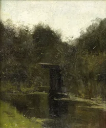 Canto de uma lagoa perto de Breukelen