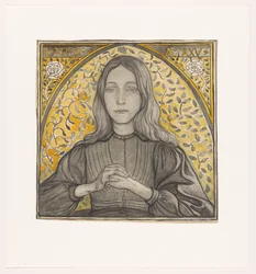 Retrato de Harpje, 15 anos