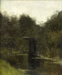 Canto de uma lagoa perto de Breukelen