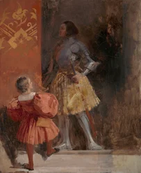 Um Cavaleiro e Página (de Johann Wolfgang von Goethe, "Götz von Berlichingen" )