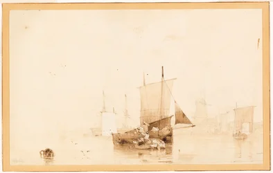 Barcos em um porto