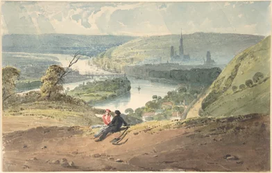 Ruão, vista de Bon-Secours
