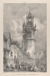 Torre do Gros-Horloge, construída sob o domínio inglês em 1417