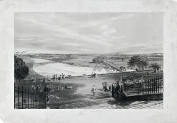 Avenham  Miller Park, c.1870 (litografia tingida sobre papel)