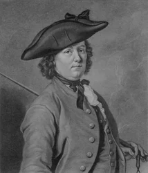 Hannah Snell, o soldado feminino, gravado por John Faber, 1750