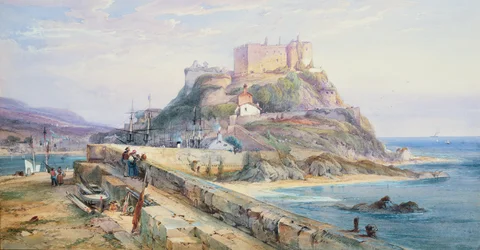 Monte Orgueil Castle, Gorey, Jersey, 1876