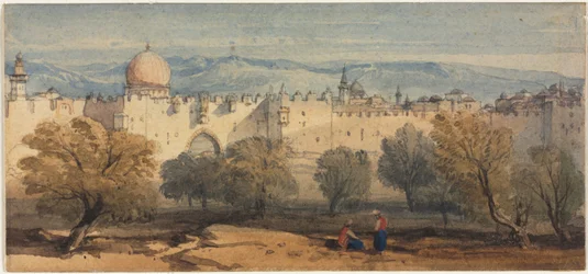 St. Stephens Gate, Jerusalém, c. 1860