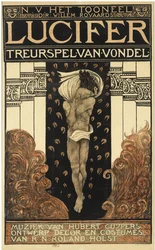 Cartaz da peça Lúcifer, 1910