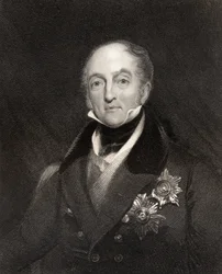 Sir Gore Ouseley, 1º Baronete, gravado por H. Cook, da &39;National Portrait Gallery, volume IV&39;, publicado c.1835 (lito)