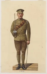 Um soldado da 2ª Guarda de Dragoon