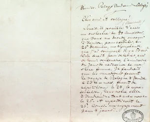Carta manuscrita de Richard Wagner para Luigi Mancinelli, 10 de dezembro