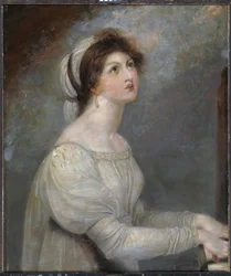 Lady Hamilton como Santa Cecília