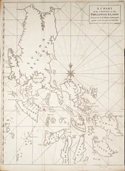 Carta do canal das ilhas Filipinas através do qual passa o Manila Galeon e das ilhas adjacentes