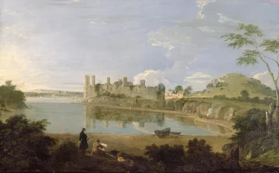 Castelo de Caernarvon, c.1745-50 (óleo sobre tela)