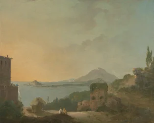 Vila de Cícero e o Golfo de Pozzuoli