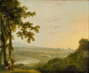 Roma da Villa Madama, durante ou após 1753