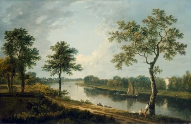 O Tamisa perto de Marble Hill c.1762 (óleo sobre tela)