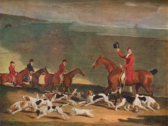 Francis Duckenfield Astley, Esq., E seus Harriers, século c19th