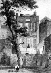 Miltons House em Petty France, Westminster, Londres, 1923.