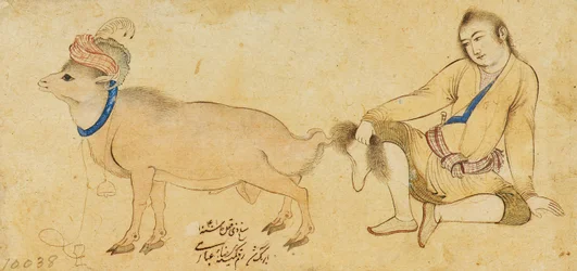 Estudo de um rapaz e um carneiro, 1630-31 ou mais tarde