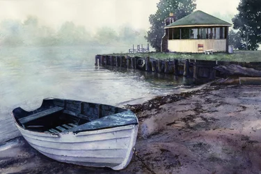 Refúgio de verão, 2001 (aguarela sobre papel)