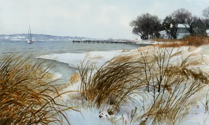 Vela de inverno, 2008 (aguarela sobre papel)