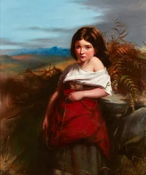 Um coletor de samambaias (óleo sobre tela)