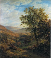 Paisagem de verão (cor litho)