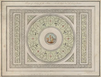 Headfort House, Irlanda: Saloon Ceiling
