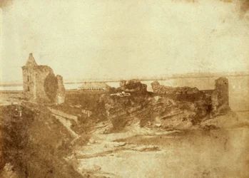 Impressão do Castelo de Santo André em Fife, Escócia. Do J. Paul Getty Museum