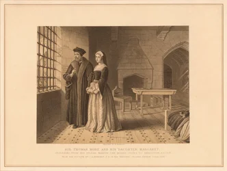 Sir Thomas More e sua filha Margaret, 1878