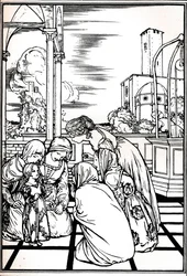 Uma ilustração de The Tempest, 1901 1901-1902