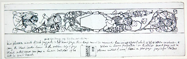 Design para papel, c.1895 (caneta e tinta sobre papel)