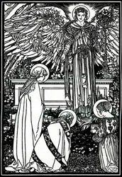 Ilustração para The Altar Book, 1892, 1897