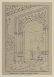 Entrada nos diferentes Tribunais de Direito, Guildhall, City of London