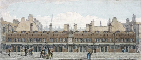 Monkwell Street, Londres, 1818