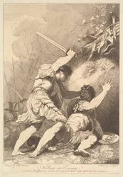 Matando um inimigo, 15 de novembro de 1779.